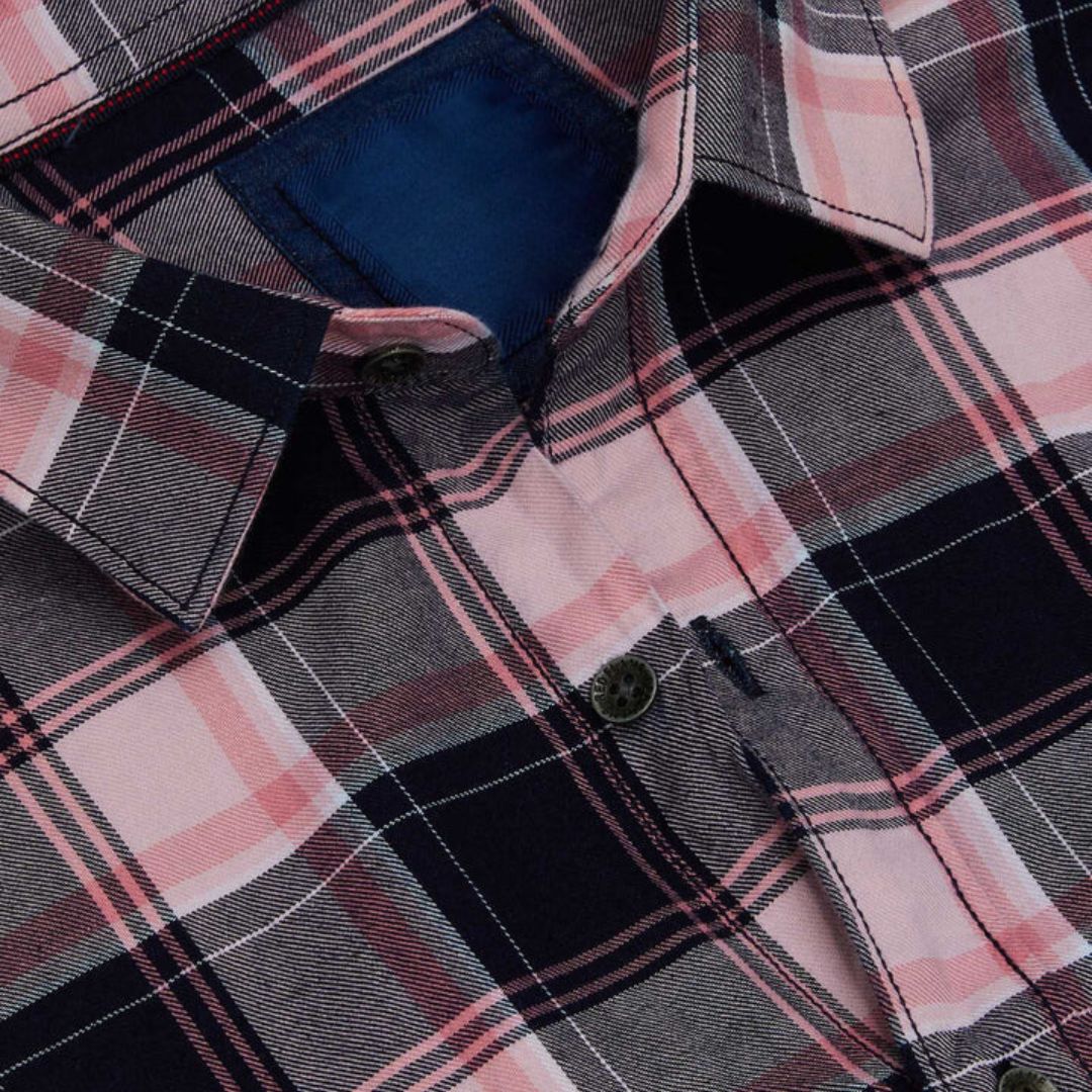 Branded Casual Check Shirts For Men (Combo of 2)