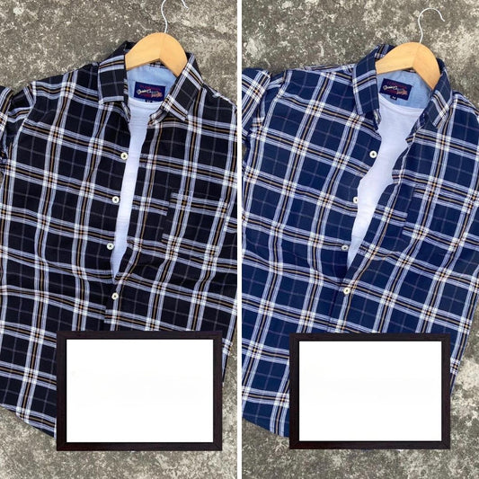 Branded Casual Check Shirts For Men (Combo Offer)