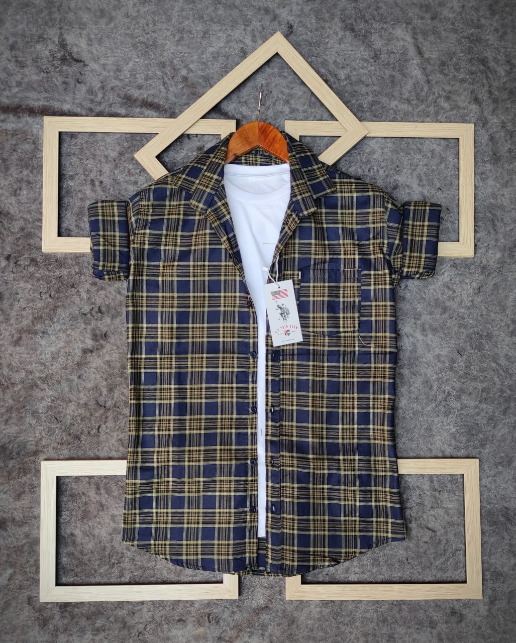 2 Casual Check Shirts For Men