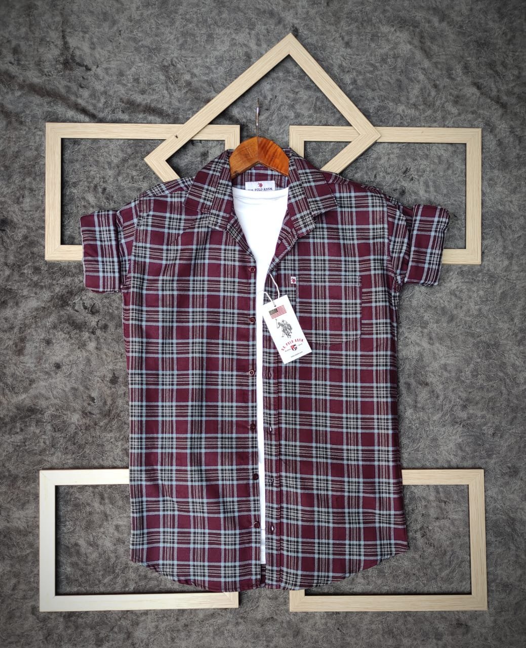 2 Casual Check Shirts For Men