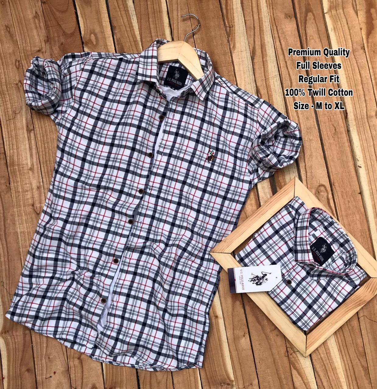 Branded Casual Check Shirts For Men (Combo Offer)