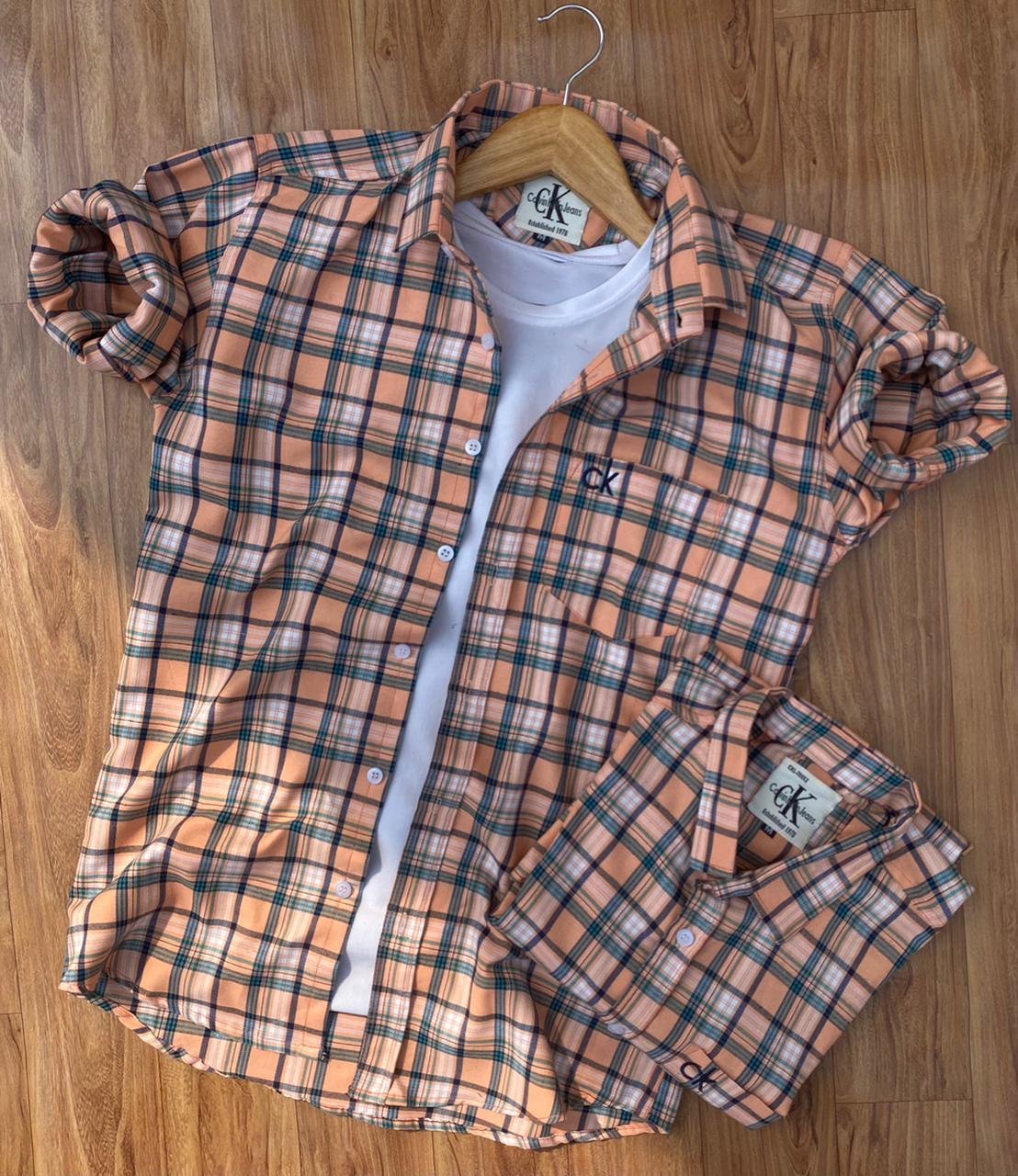 Branded Casual Check Shirts For Men (Combo Offer)