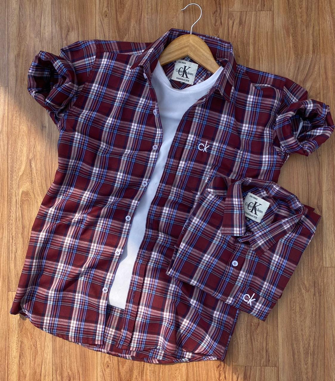 Branded Casual Check Shirts For Men (Combo Offer)