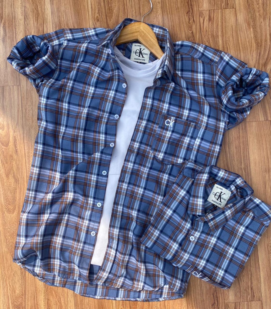 Branded Casual Check Shirts For Men (Combo Offer)