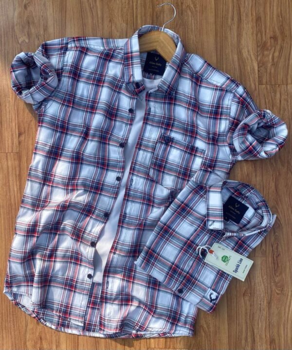 2 Branded Casual Check Shirts For Men