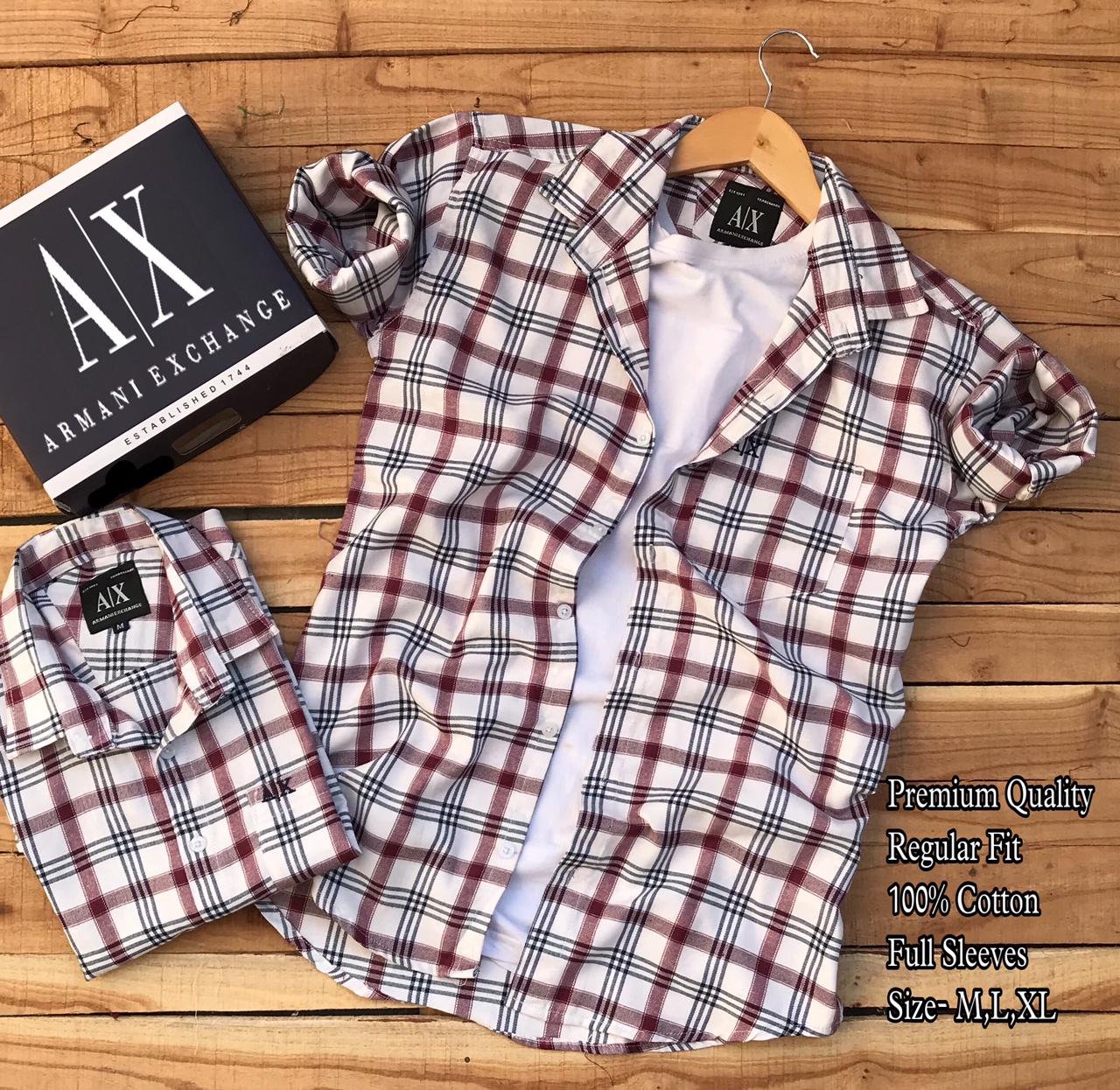 Branded Casual Check Shirts For Men (Combo Offer)