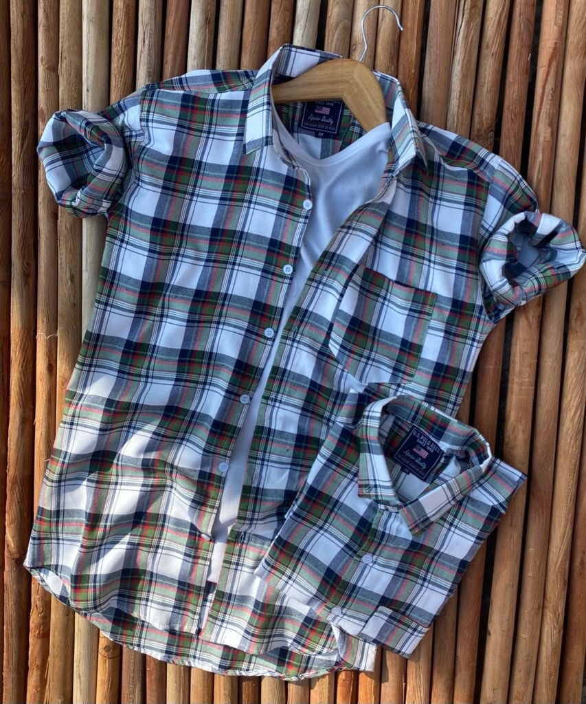 2 Branded Casual Check Shirts For Men