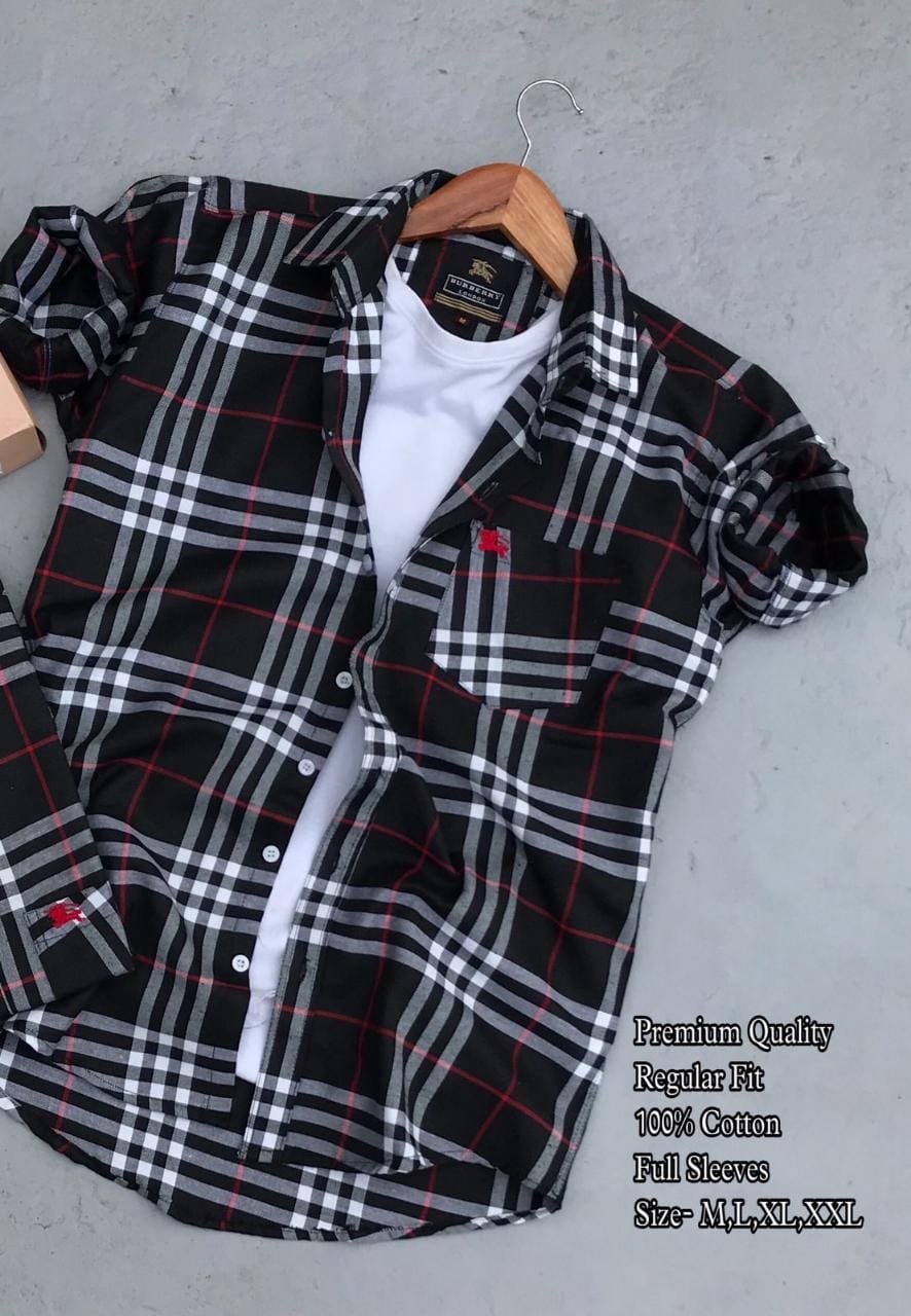 Branded Casual Check Shirts For Men (Combo Offer)