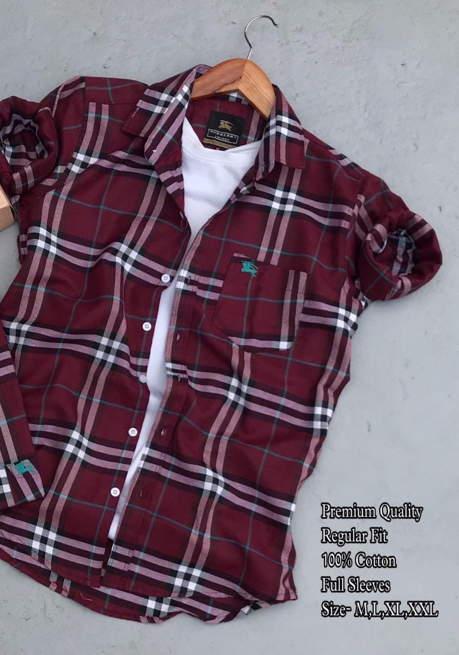 Branded Casual Check Shirts For Men (Combo Offer)