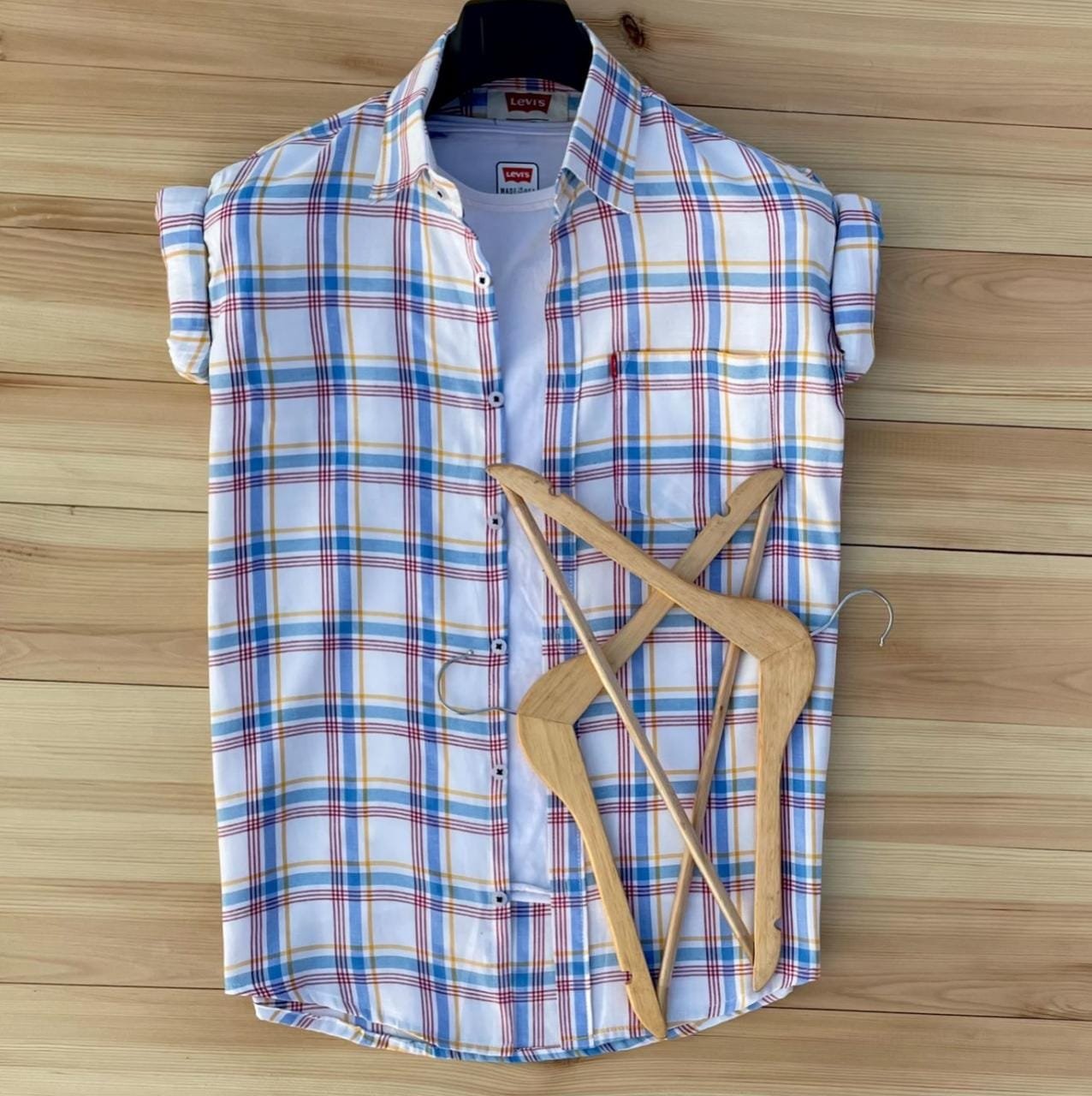 2 Branded Casual Check Shirts For Men