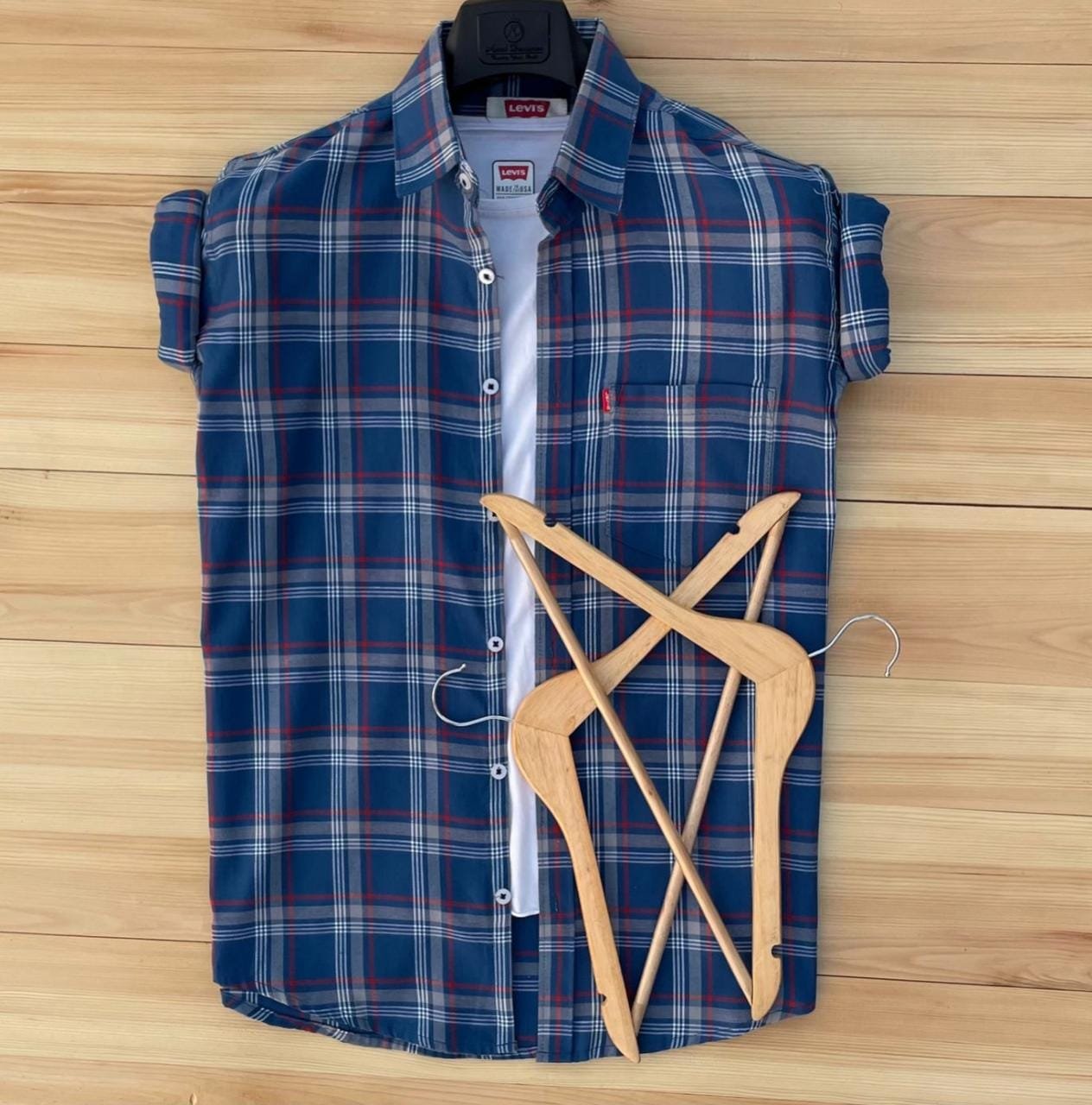 2 Branded Casual Check Shirts For Men