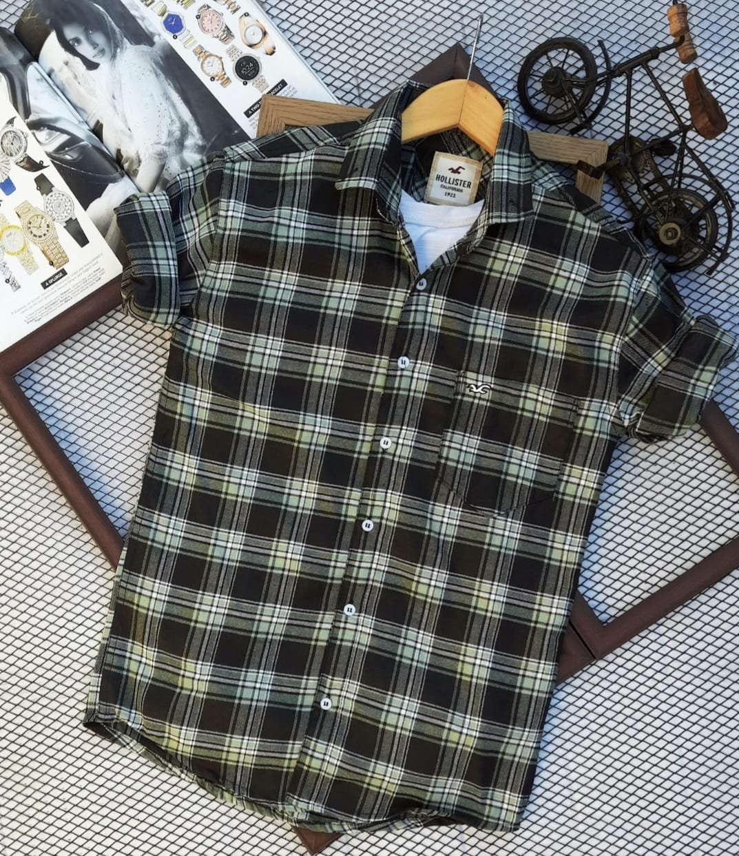 2 Branded Casual Check Shirts For Men