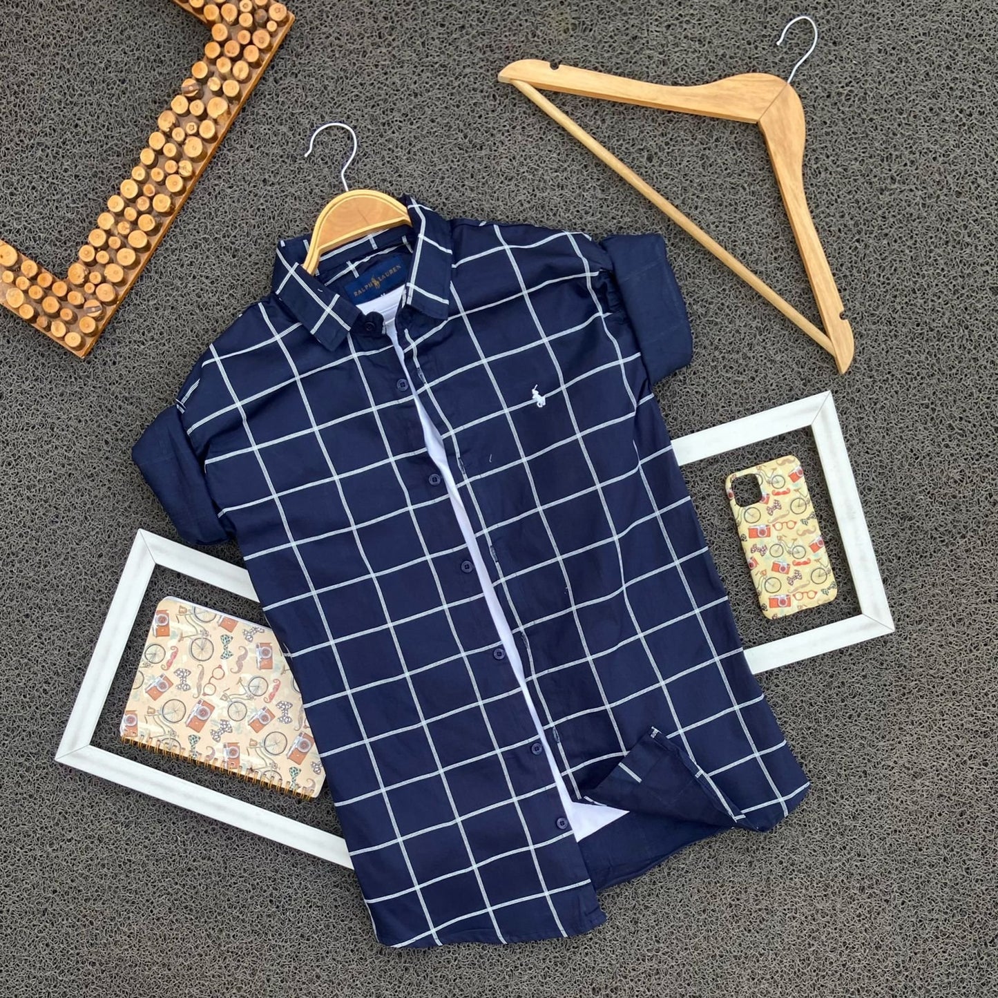 2 Branded Casual Check Shirts For Men