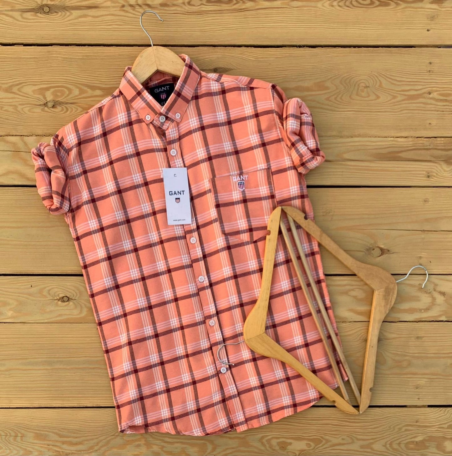 2 Branded Casual Check Shirts For Men