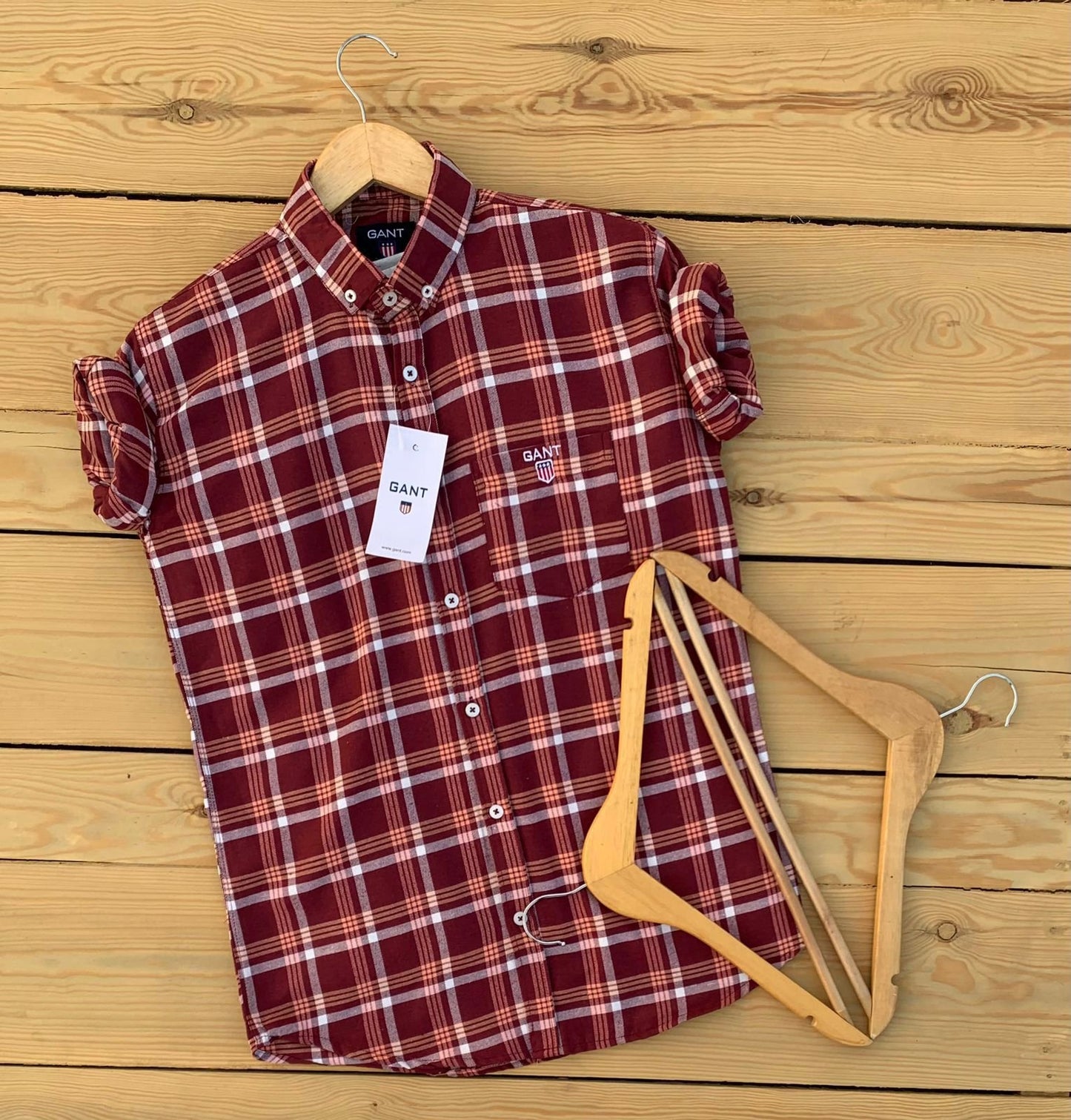 2 Branded Casual Check Shirts For Men