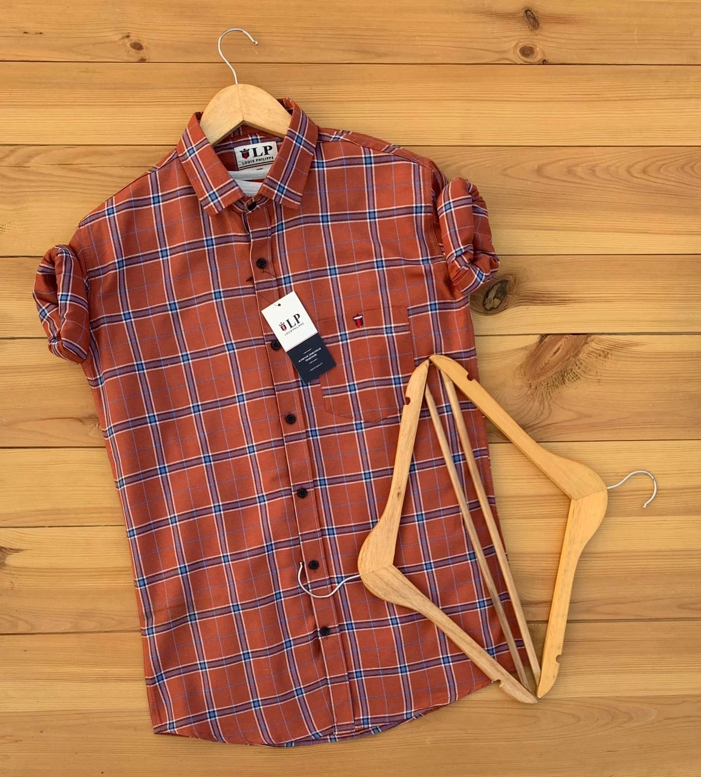 2 Branded Casual Check Shirts For Men