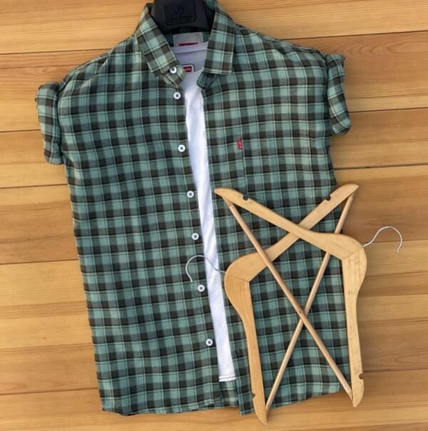 2 Branded Casual Check Shirts For Men