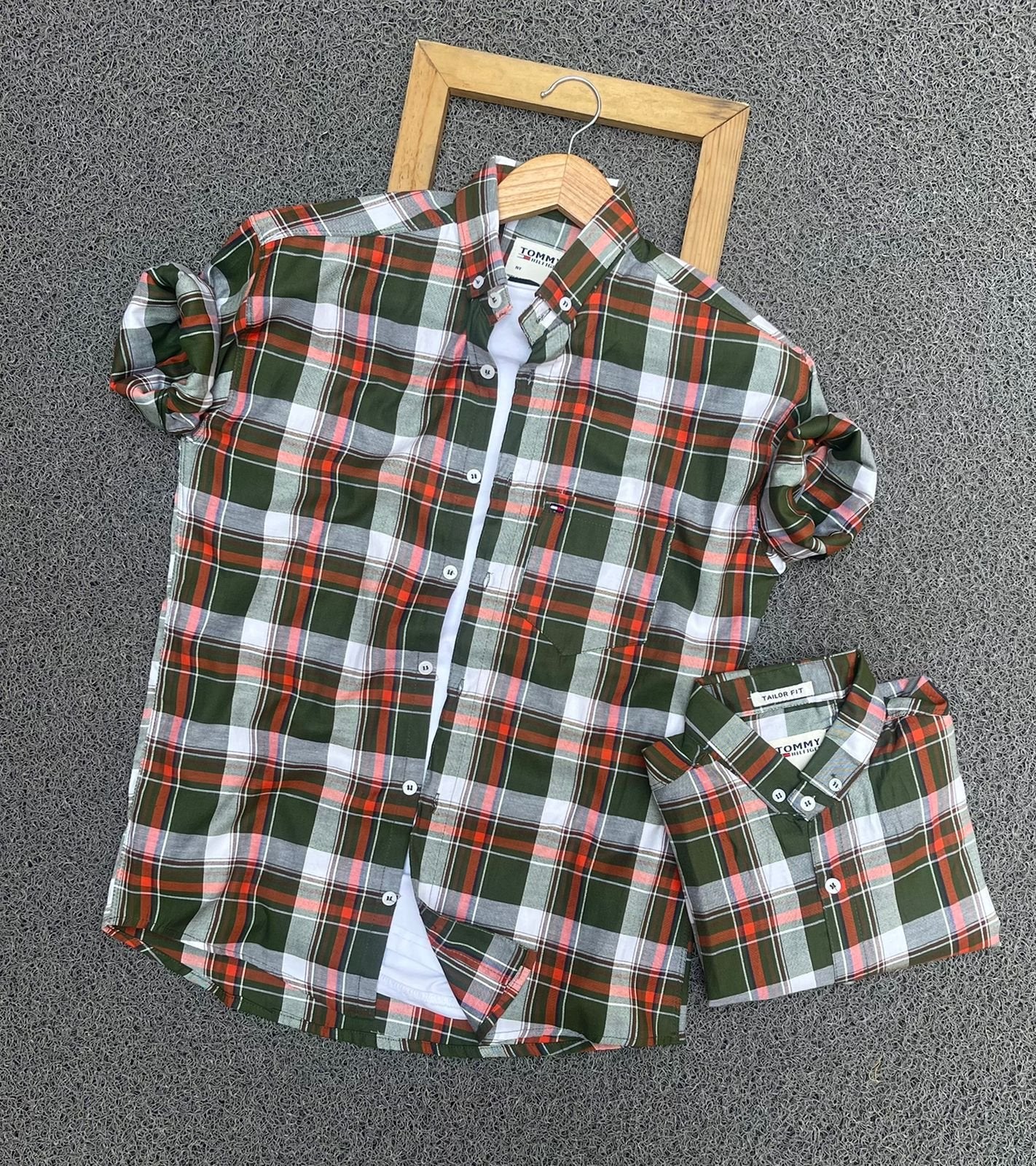 2 Branded Casual Check Shirts For Men