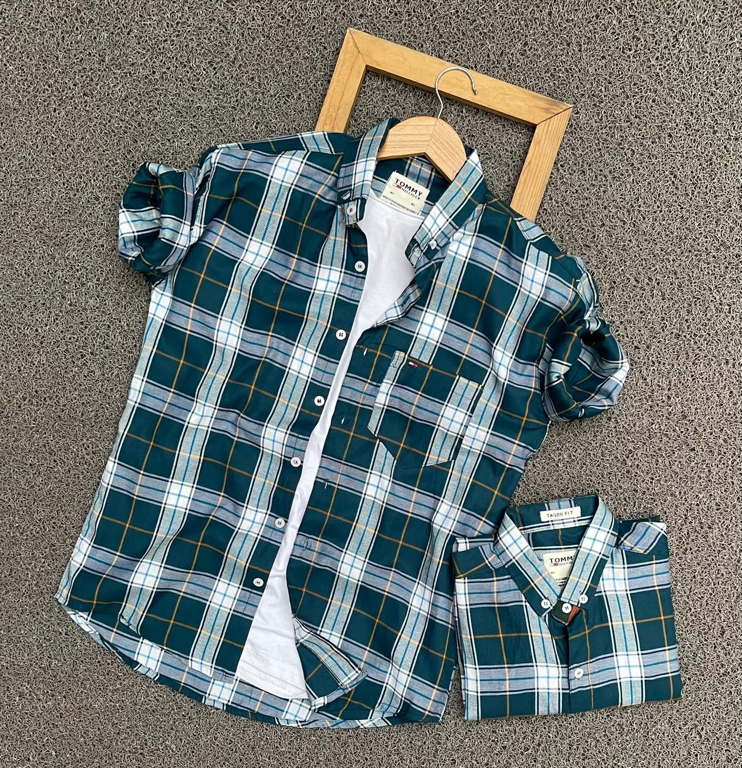 2 Branded Casual Check Shirts For Men