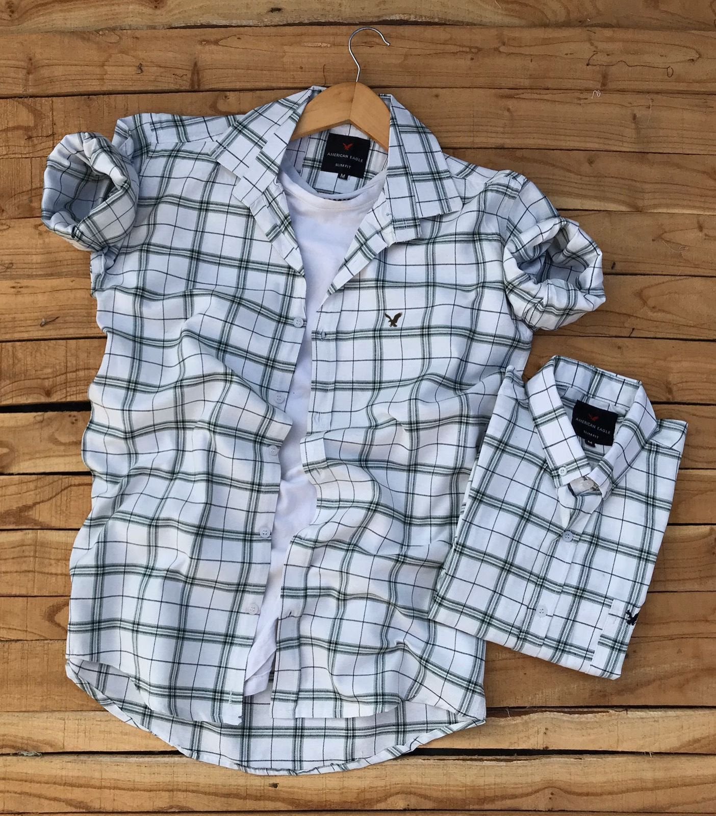 2 Branded Casual Check Shirts For Men