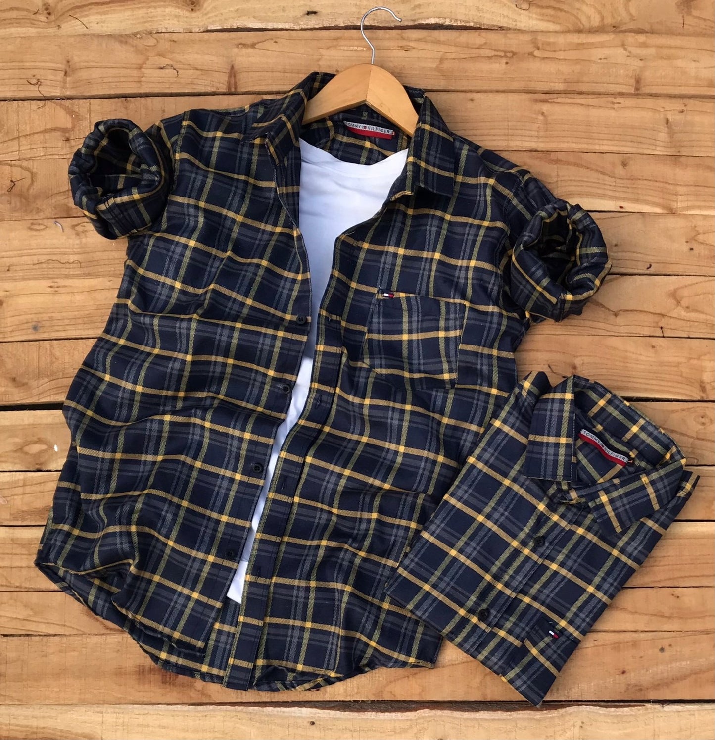 2 Branded Casual Check Shirts For Men