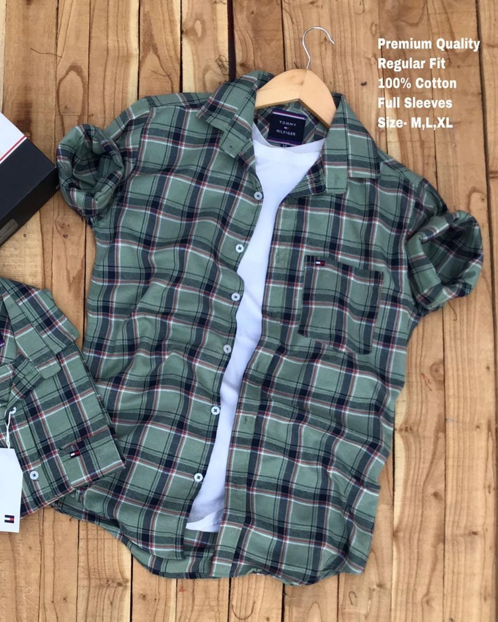 2 Branded Casual Check Shirts For Men